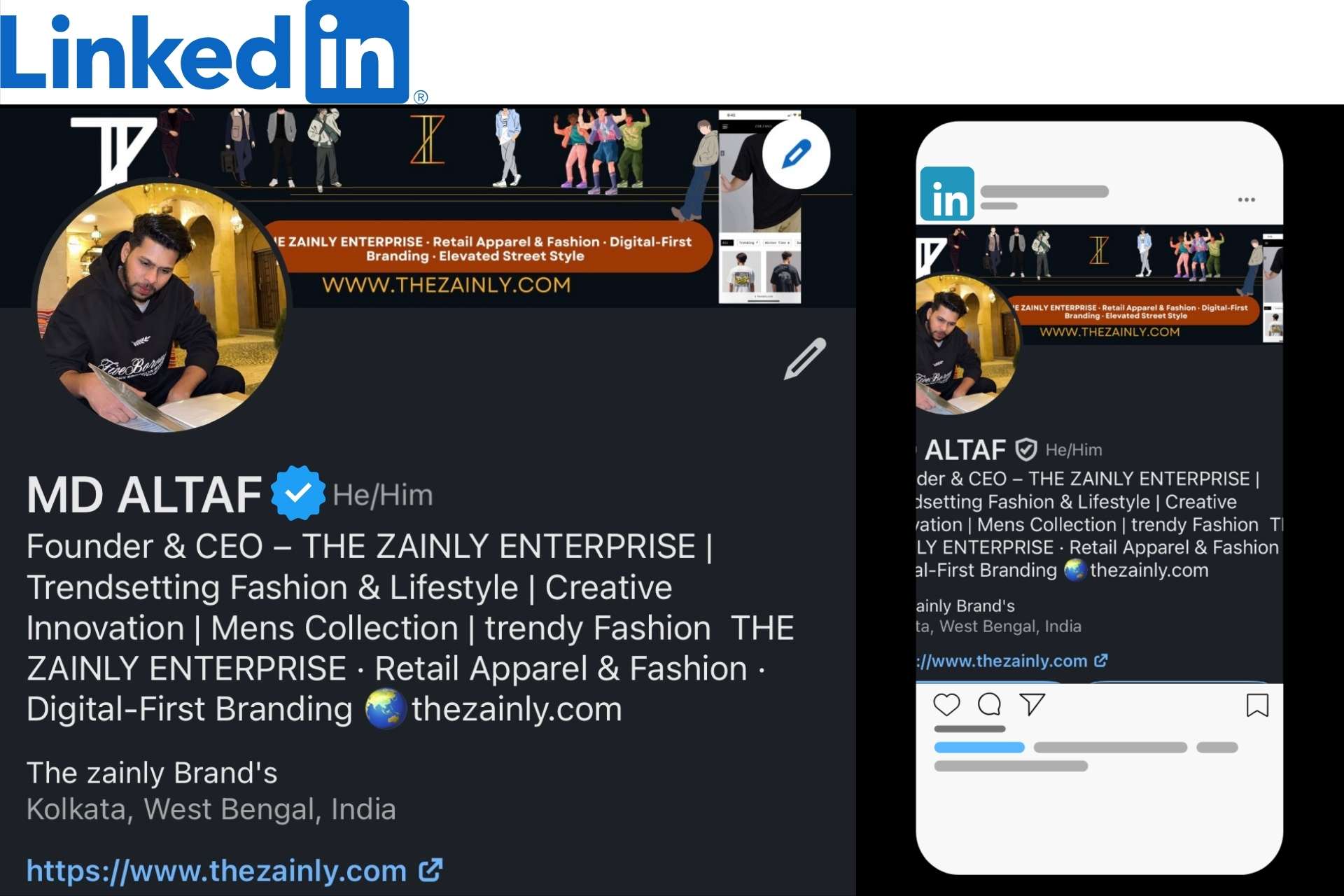 MD A. – Founder & Owner of THE ZAINLY | Brand Story