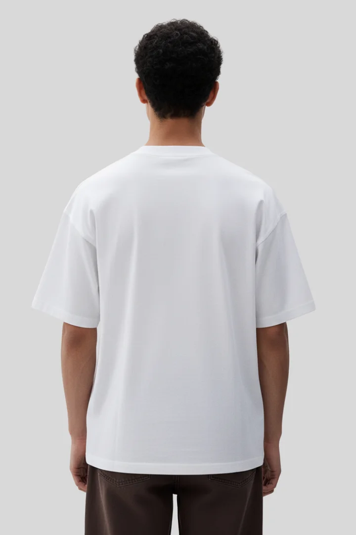 Hover view of Oversized Drop Shoulder T-Shirt – 100% Cotton | Under ₹499 | Streetwear Fit