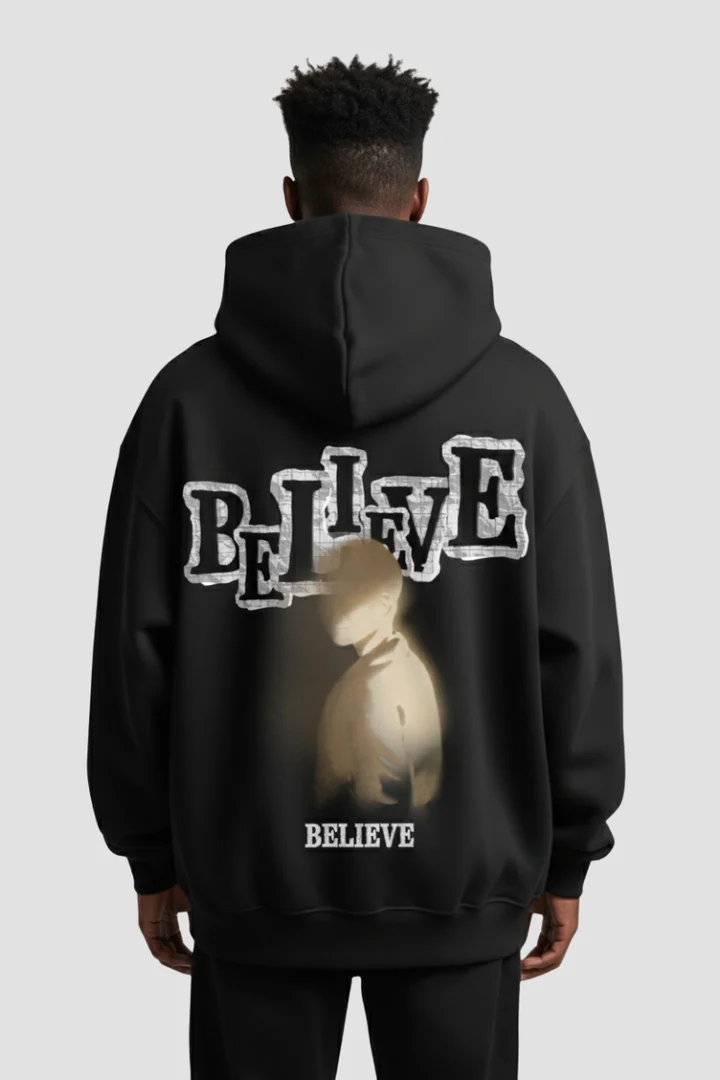 Hover view of BELIEVE Loosfit Hoodie