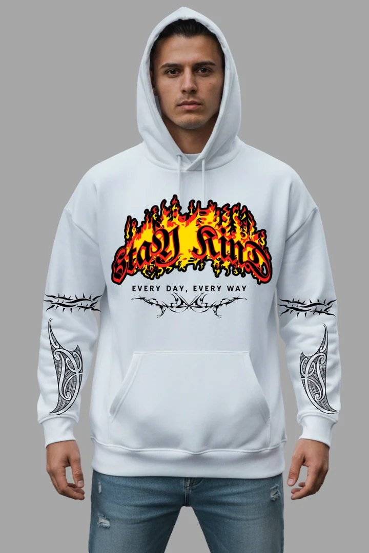 Hover view of Stay Kind Fire Tribal Sleeve