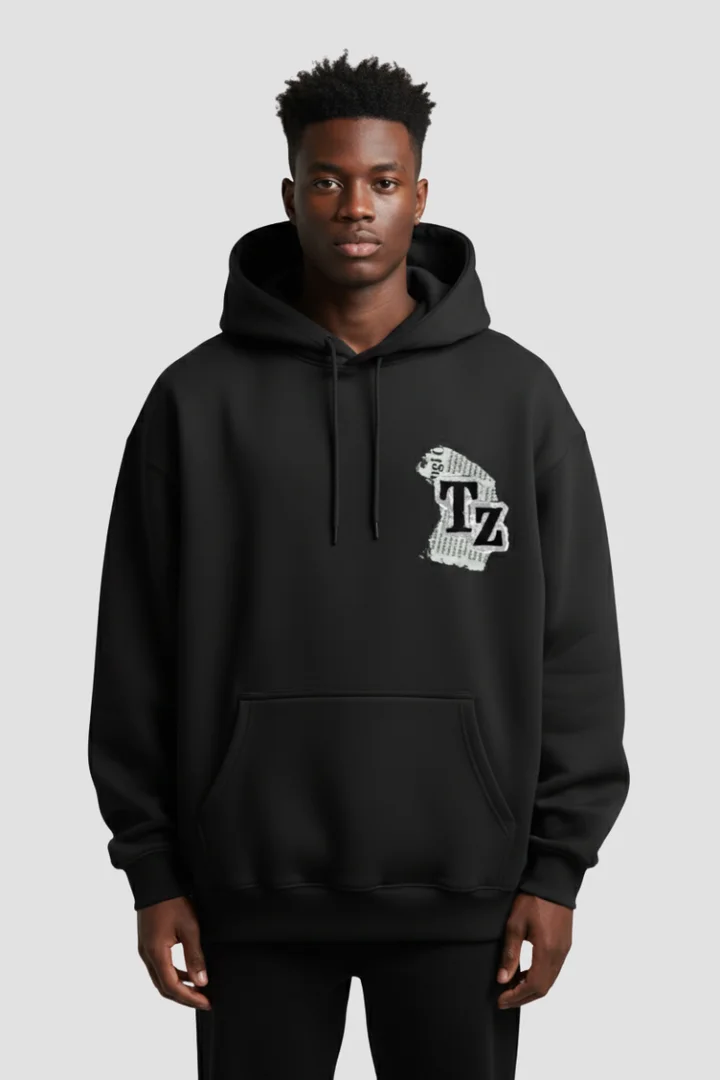 Front view of BELIEVE Loosfit Hoodie