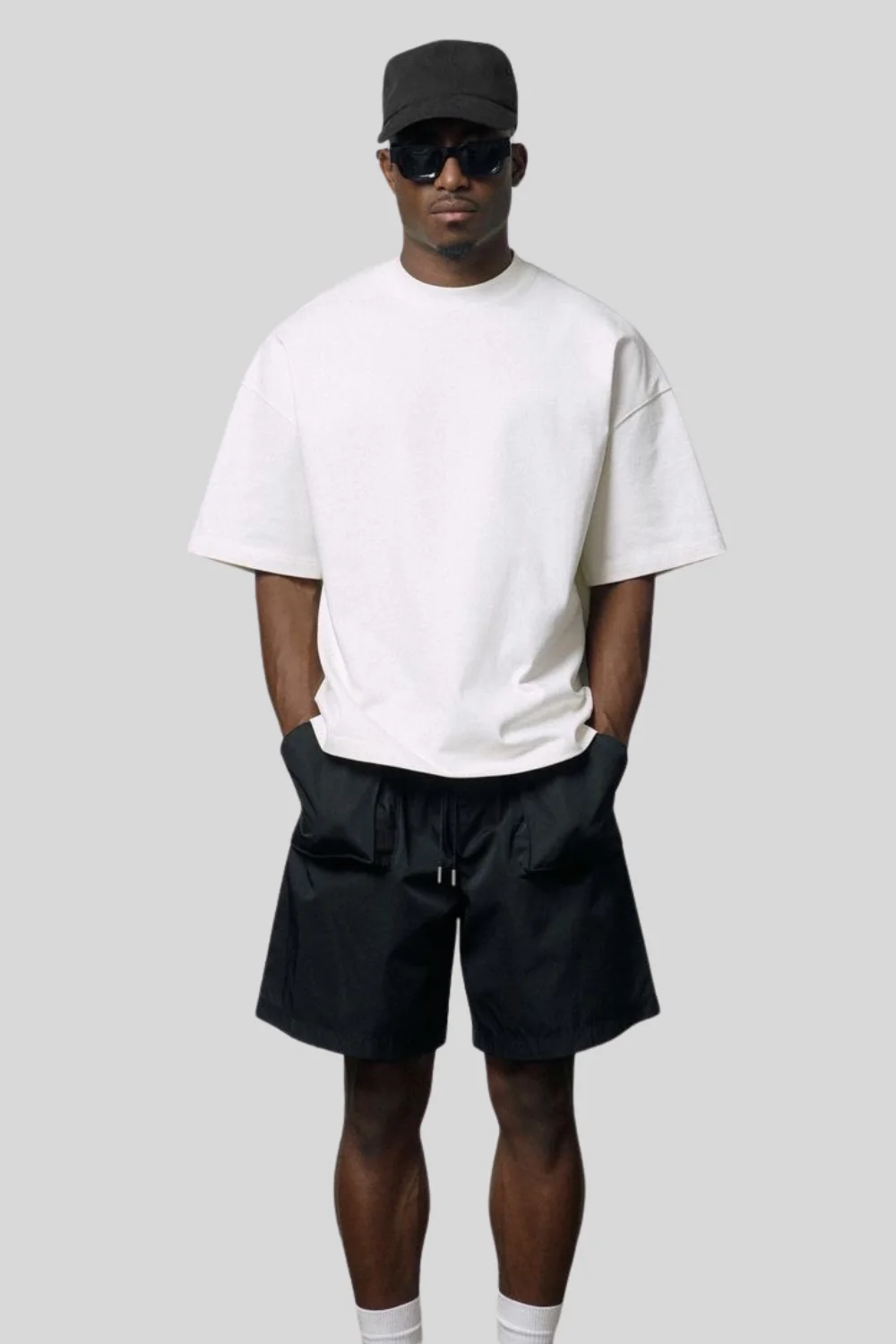 Hover view of Oversized Drop Shoulder T-Shirt – 100% Cotton | Under ₹499 | Streetwear Fit